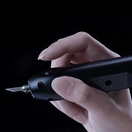 Sonic Saber cutting resin supports with excellent precision in narrow gaps using ultrasonic vibration.