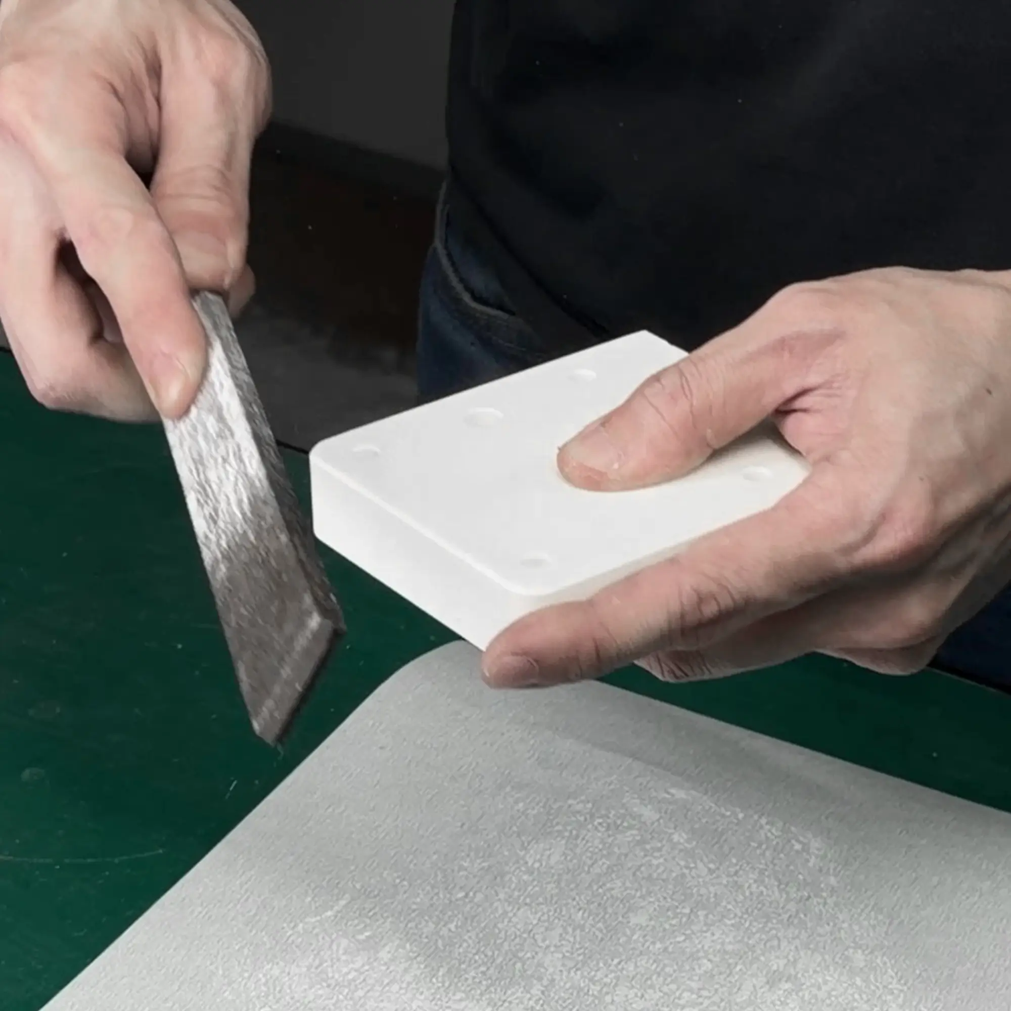 Sand and polish the 3D printed mold