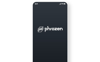 Phrozen Go mobile remote control app shown on a smartphone screen with Phrozen logo.