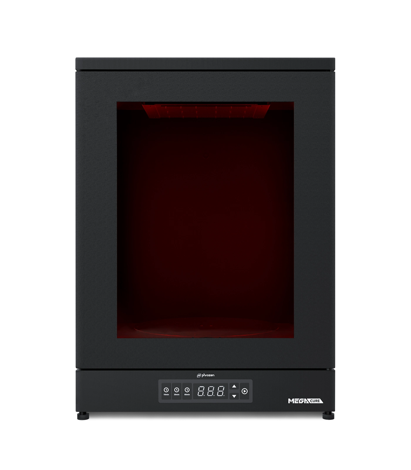 Phrozen Cure Mega post-curing UV lamp for evenly curing large resin 3D prints and multiple parts.