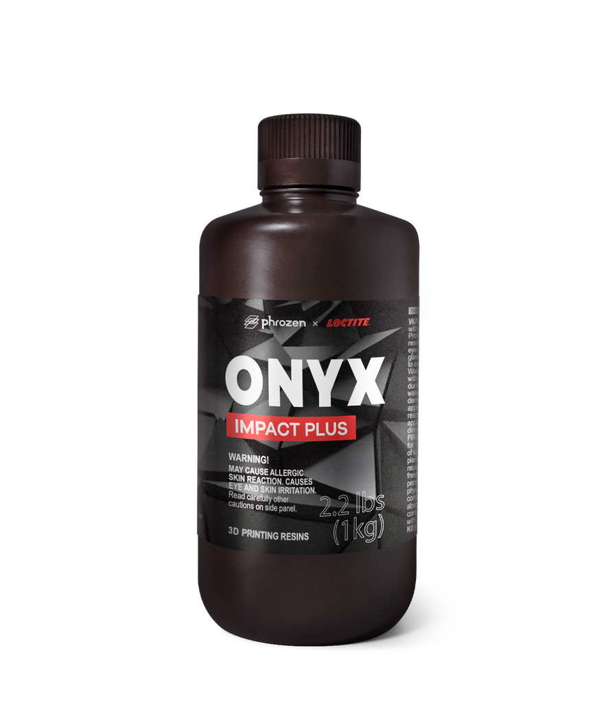 Phrozen x Loctite ONYX Impact Plus tough resin bottle.
